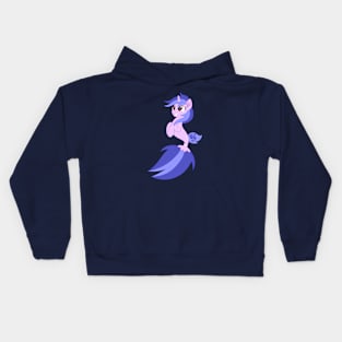 Sea Swirl seapony Kids Hoodie